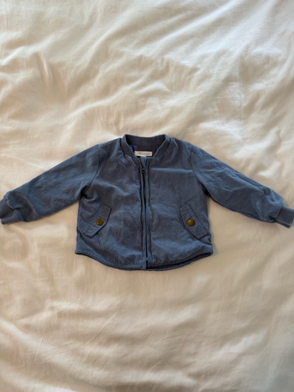 Miniclasix Baby Boy Blue Jacket- Size 9 months